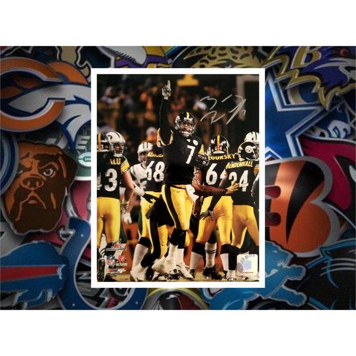 Ben Roethlisberger Pittsburgh Steelers 8x10 photo sign with proof