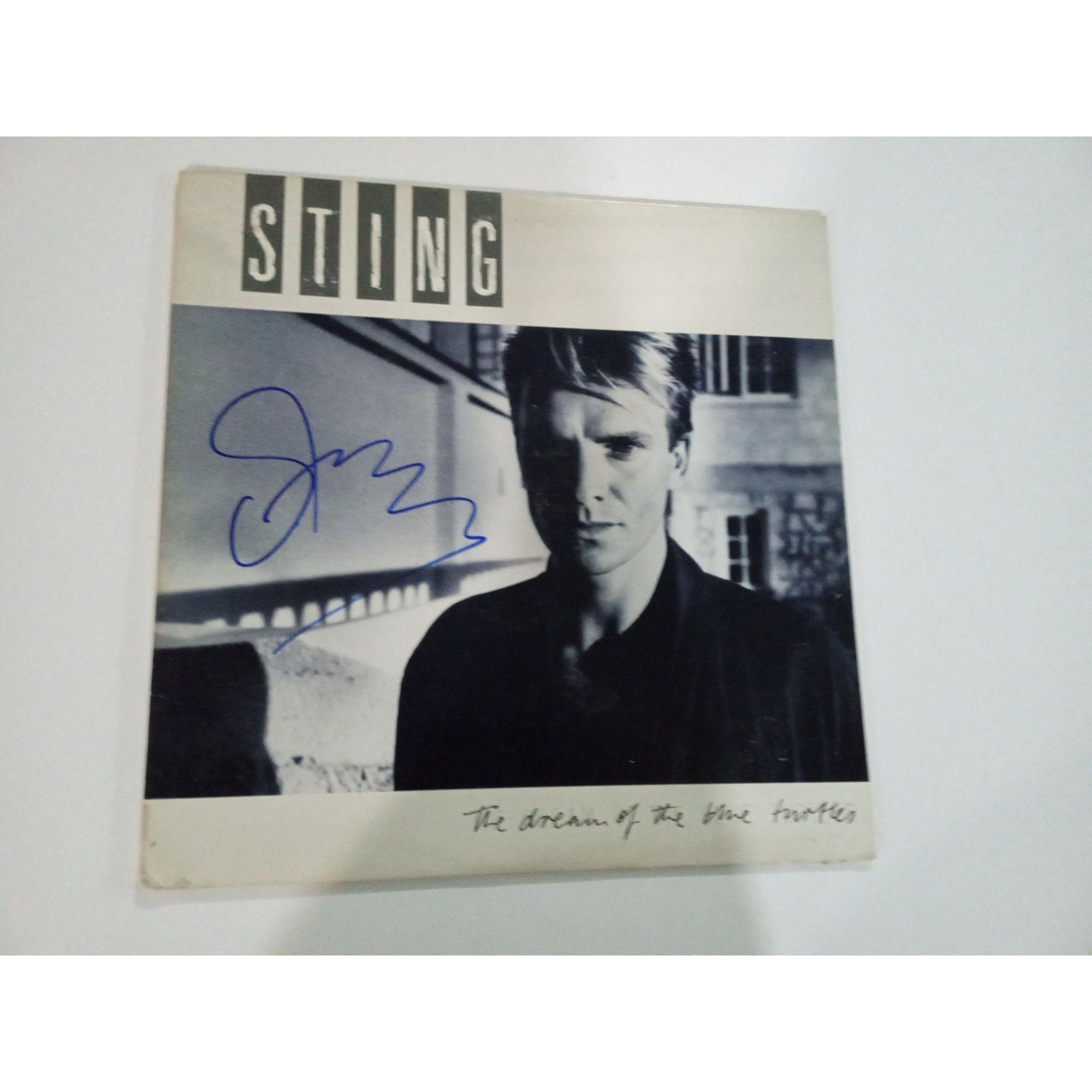 Sting Gordon Sumner, The Dream of the Blue Turtles LP signed