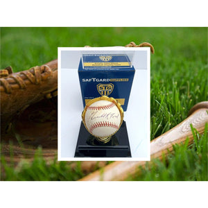 President Gerald Ford signed MLB baseball with free case