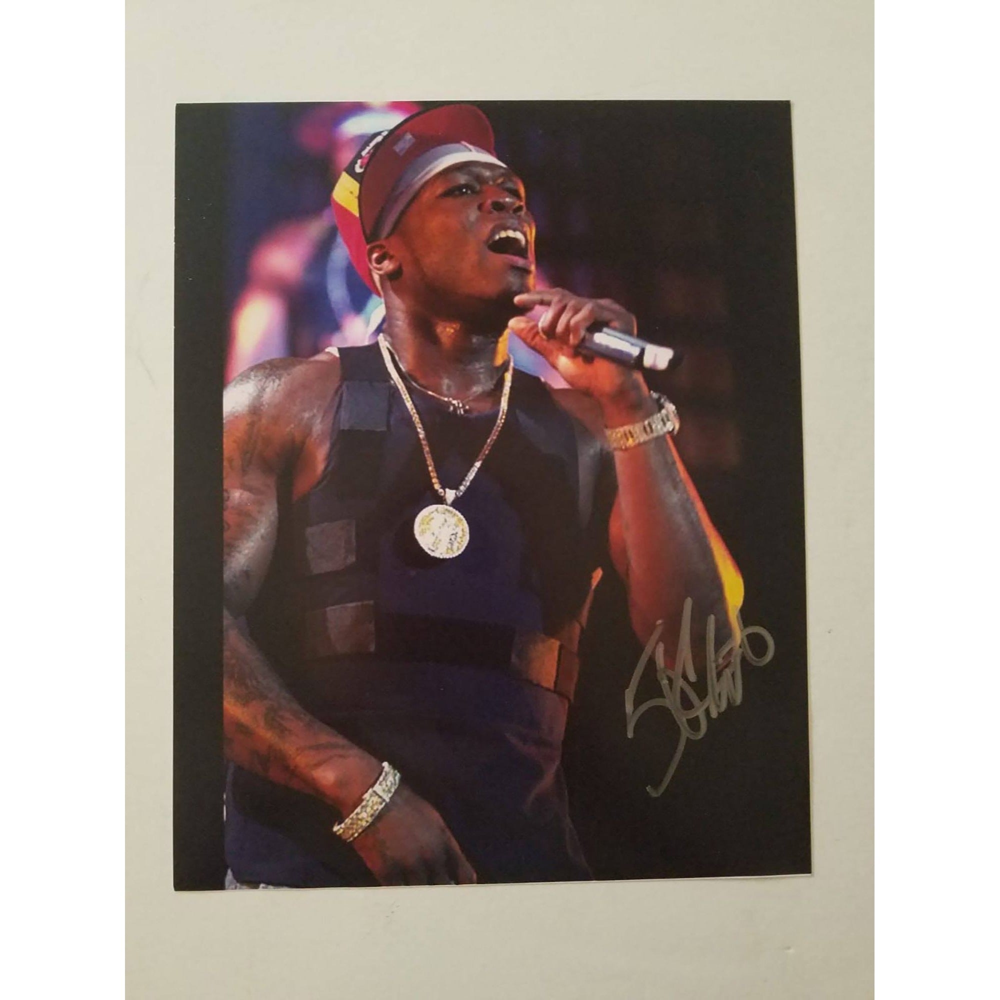 50 Cent Curtis Jackson 8 x 10 signed photo