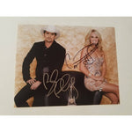 Load image into Gallery viewer, Brad Paisley and Carrie Underwood 8 by 10 signed photo
