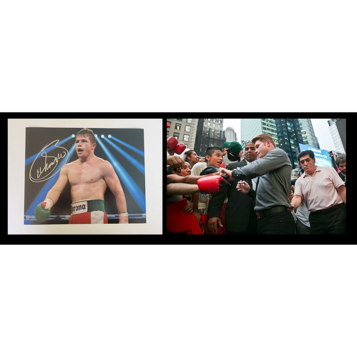 Saul Canelo Alvarez 8 x 10 photo signed with proof - Awesome Artifacts 