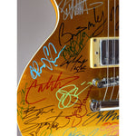 Load image into Gallery viewer, Paul McCartney Eric Clapton David Bowie Jimmy Page 33 Legend signed Gibson Les Paul guitar with proof

