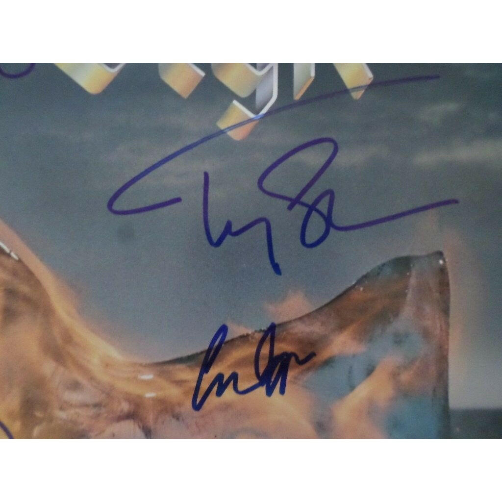 Styx Tommy Shaw James Young autographed Equinox LP