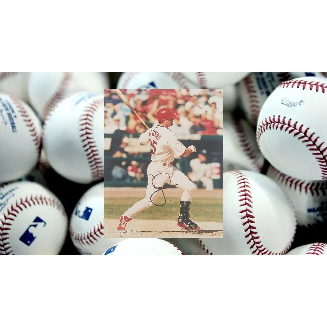 Mark McGwire St Louis Cardinals 8 x 10 signed photo