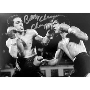 Bobby Chacon boxing Legend 5 x 7 photo signed