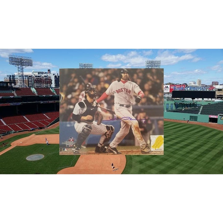 Johnny Damon Boston Red Sox 8 x 10 signed photo