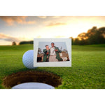 Load image into Gallery viewer, Masters golf champions Vijay Singh and Jose Maria Olazabal 5 x 7 photo signed with proof
