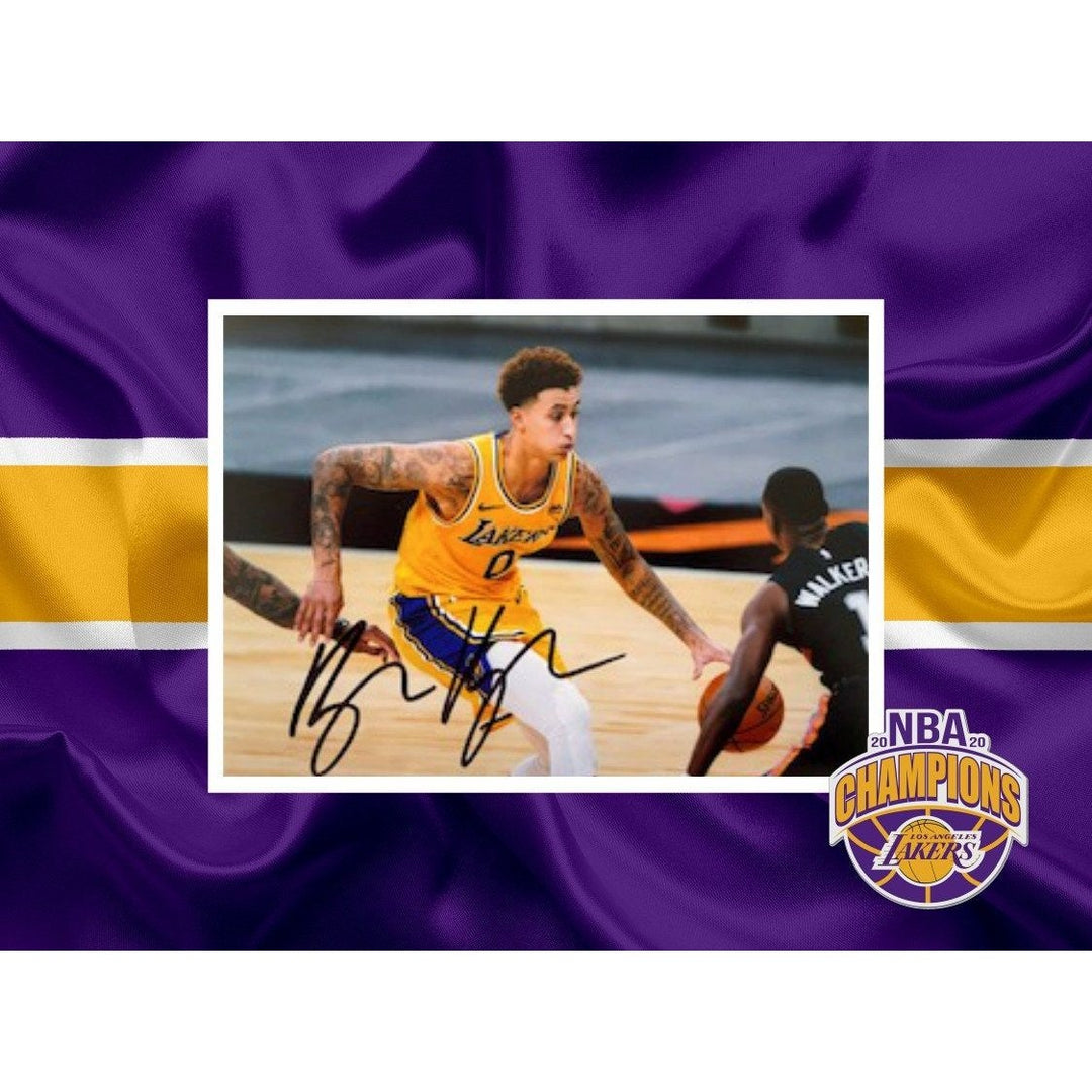 Kyle Kuzma Los Angeles Lakers 5x7 photo signed with proof - Awesome Artifacts 