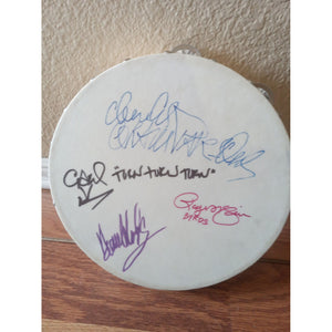 Roger McGuinn, David Crosby The Byrds tambourine signed