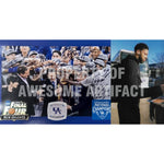 Load image into Gallery viewer, University of Kentucky Anthony Davis John Calipari 2012 NCAA national champions team signed 11 by 14 photo
