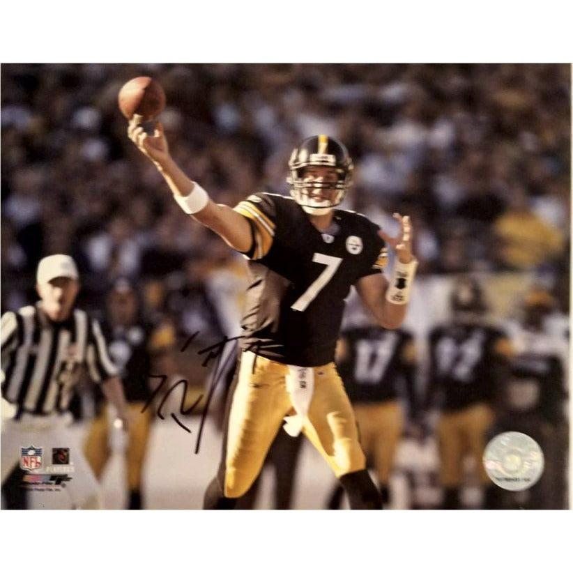 Ben Roethlisberger Pittsburgh Steelers 8x10 photo sign with proof