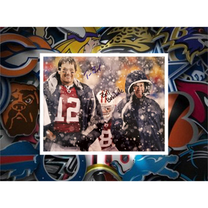 Tom Brady and Bill Belichick 8x10 photo signed with proof