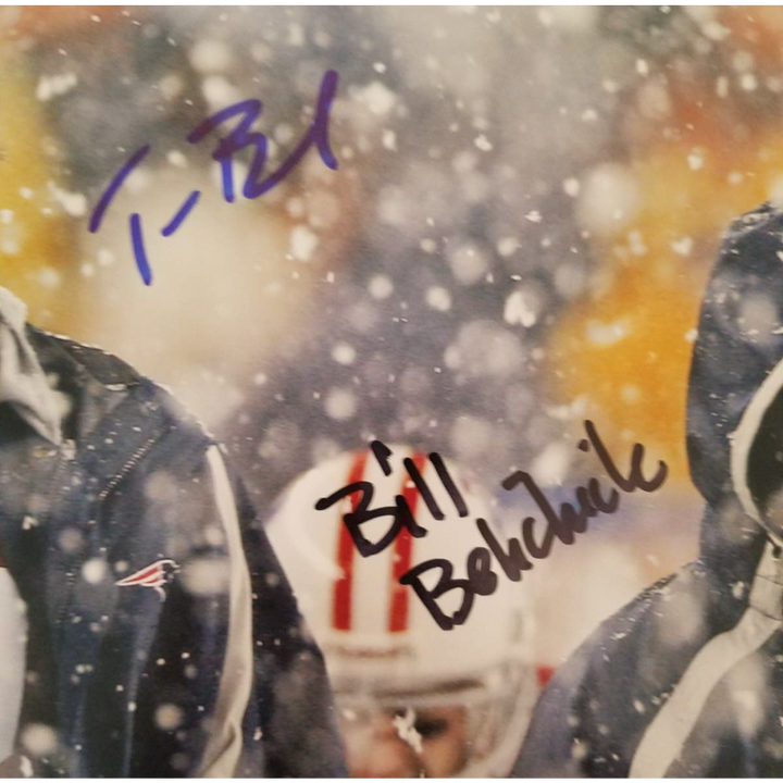 Tom Brady and Bill Belichick 8x10 photo signed with proof