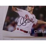 Load image into Gallery viewer, Roy Halladay Cole Hamels and Cliff Lee 8 by 10 signed photo
