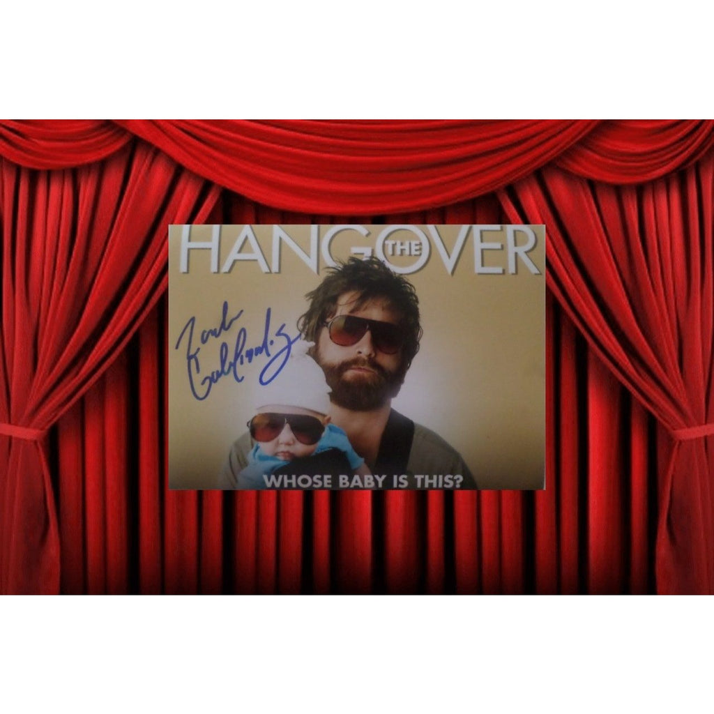 Zach Galifianakis hangover 5 x 7 signed photo - Awesome Artifacts 