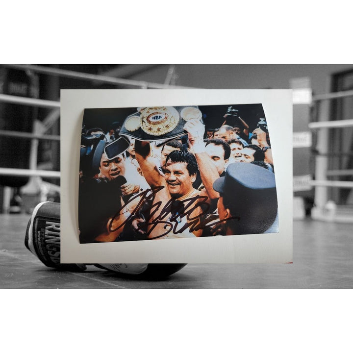 Roberto Duran 5 x 7 photograph signed