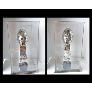 Aaron Rodgers, Green Bay Packers Lombardi trophy signed with proof