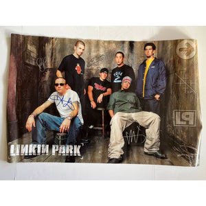 Chester Bennington Linkin Park Band signed 34x20 poster signed with proof