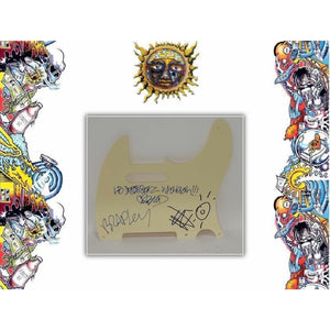 Sublime Bradley Nowell electric guitar pickguard signed
