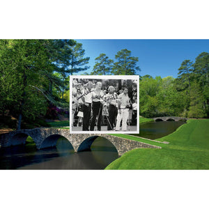 Arnold Palmer, Gerald Ford, Jack Nicklaus and Gary Player 8 by 10 signed photo with proof