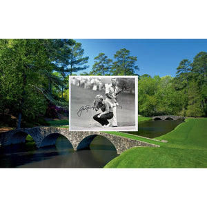 Arnold Palmer and Jack Nicklaus 8 x 10 signed photo with proof