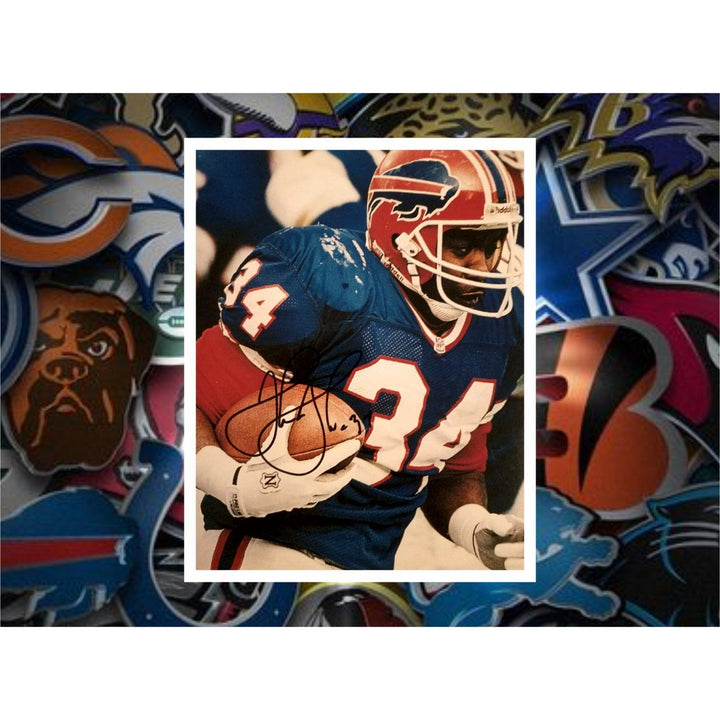 Thurman Thomas Buffalo Bills 8x10 photo signed