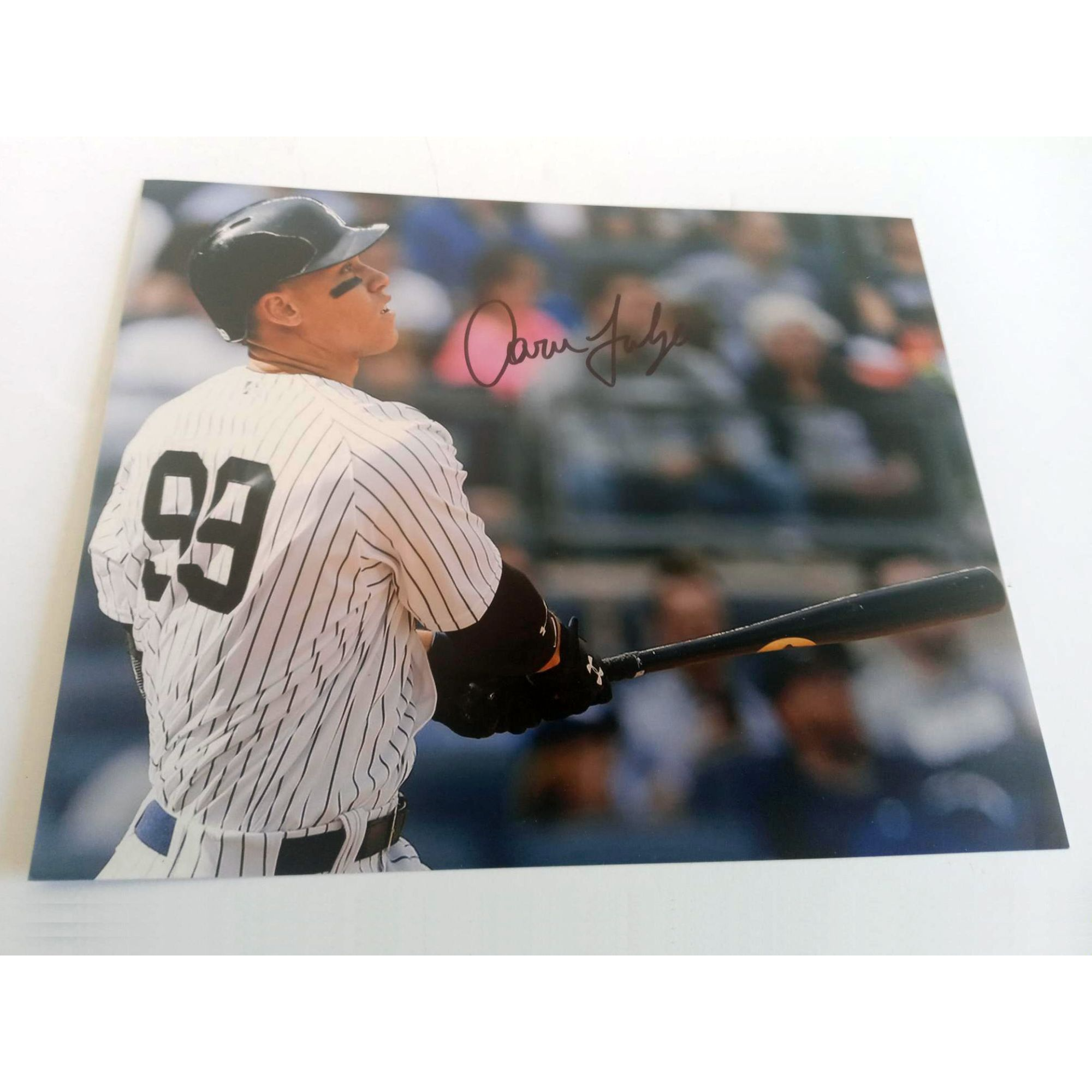 Aaron Judge 8x10 photo signed with proof
