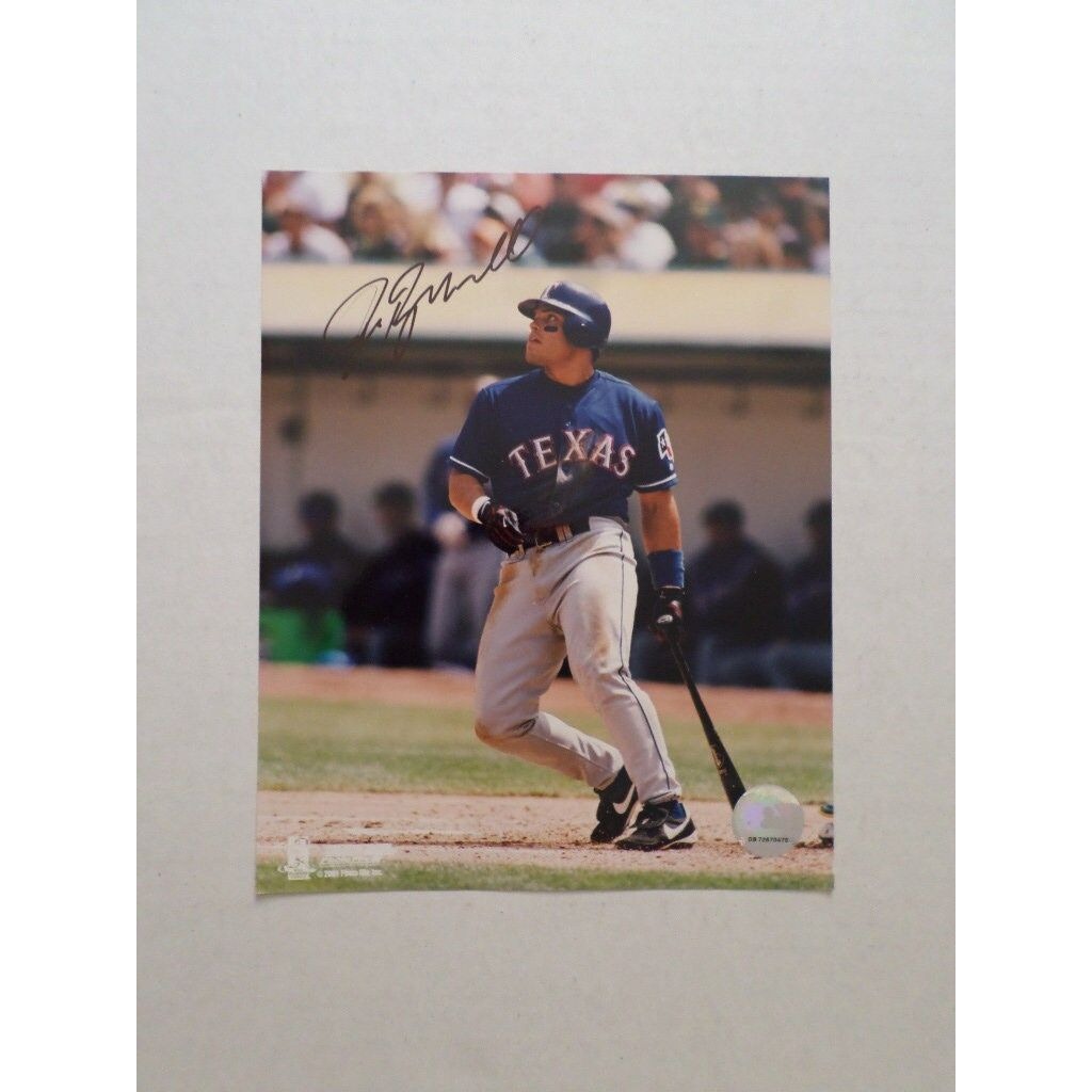 Ivan Pudge Rodriguez Texas Rangers 8 x 10 signed photo