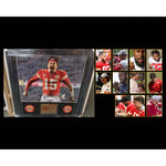 Load image into Gallery viewer, Patrick Mahomes Andy Reid 2022 Kansas City Chiefs framed team signed 16x20 photo signed with proof
