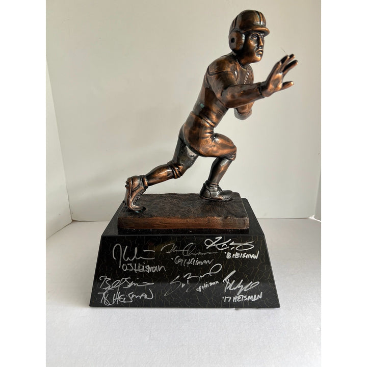 Oklahoma Sooners Heisman Trophy Billy Sims, Sam Bradford, Jason White, Tyler Murray, Steve Owens, Baker Mayfield signed with proof