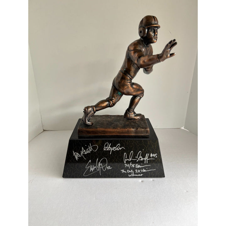 Ohio State Buckeyes Heisman Trophy Archie Griffin, Eddie George, Troy Smith, Hopalong Cassidy signed with proof