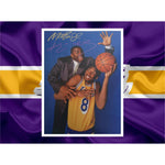 Load image into Gallery viewer, Kobe Bryant and Magic Johnson 8x 10 photo signed with proof
