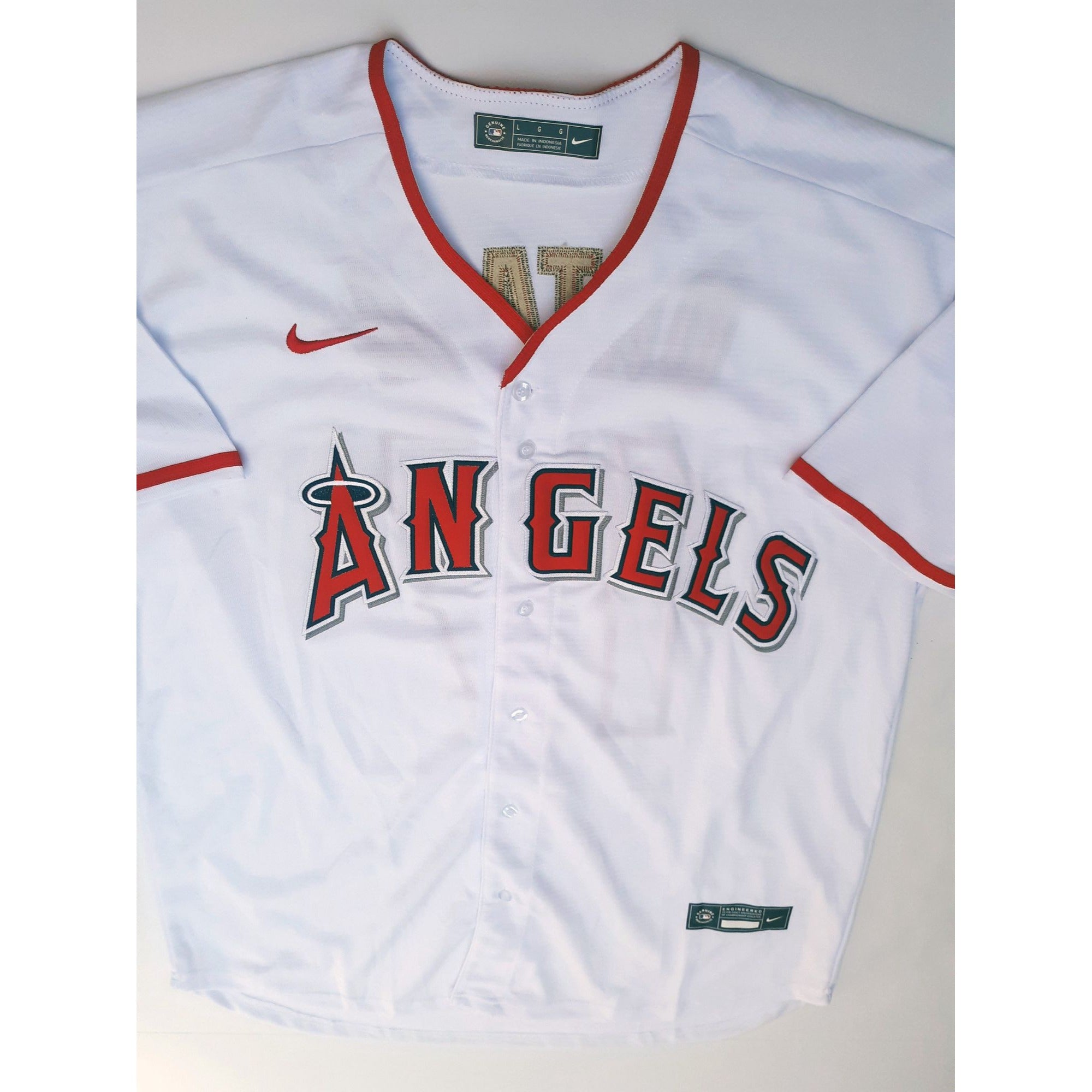 Shohei Ohtani Los Angeles Angels authentic jersey size XL Japanese and English with proof