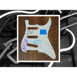 Load image into Gallery viewer, Andy and Barry Gibb the Bee Gees electric guitar pickguard signed with proof
