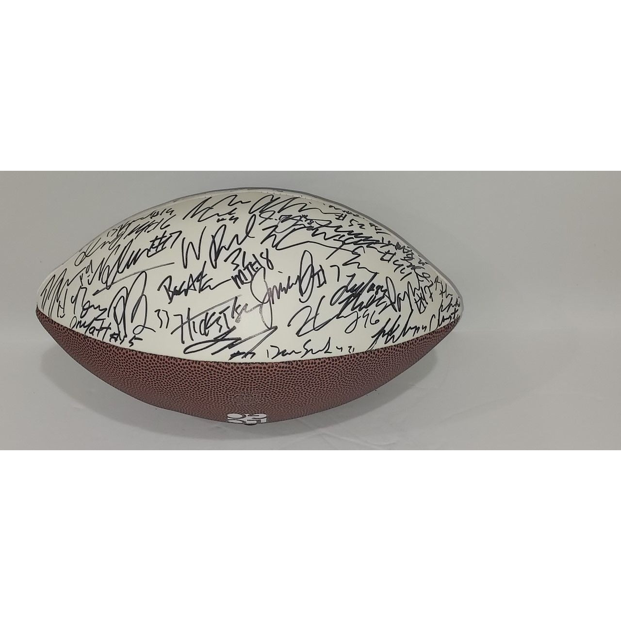 Georgia Bulldogs 2022-23 Stetson Bennett, Brock Bowers, Kirby Smart team signed football with proof with free case