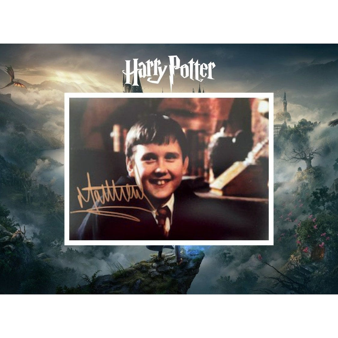 Matthew Lewis Harry Potter 5 x 7 photo signed - Awesome Artifacts 