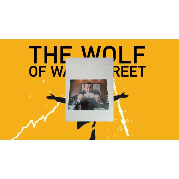 Leonardo DiCaprio The Wolf of Wall Street signed 8 x 10 photo with proof