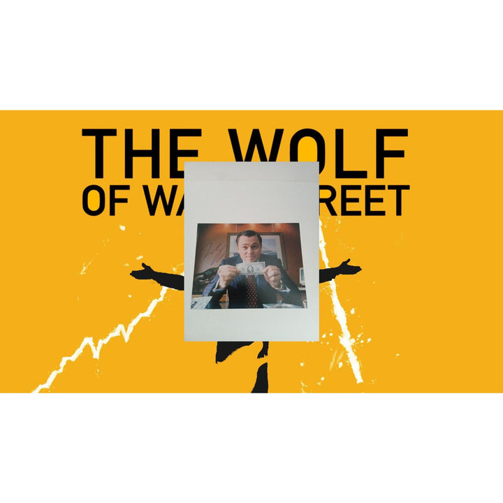 Leonardo DiCaprio The Wolf of Wall Street signed 8 x 10 photo with proof - Awesome Artifacts 