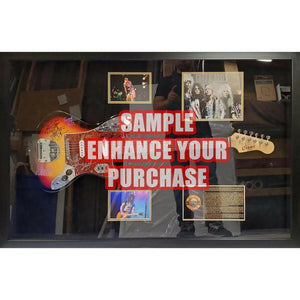 James Hetfield, Lars Ulrich, Jason Newsted, Kirk Hammett Metallica signed electric guitar with proof