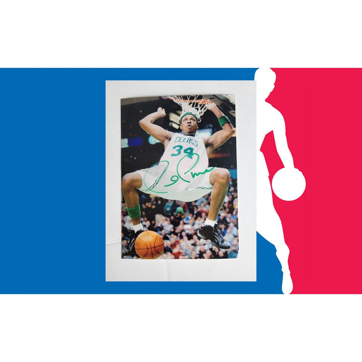 Paul Pierce 5 x 7 photograph signed