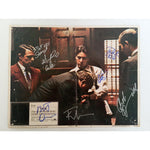 Load image into Gallery viewer, The Godfather Al Pacino, James Caan, Robert De Niro, Francis Ford Coppola, Robert Duvall signed with proof
