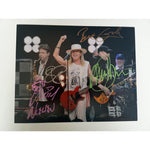 Load image into Gallery viewer, Cheap Trick Rob Zander, Bun E. Carlos, Rick Nielsen, Tom Peterson 8 by 10 signed with proof
