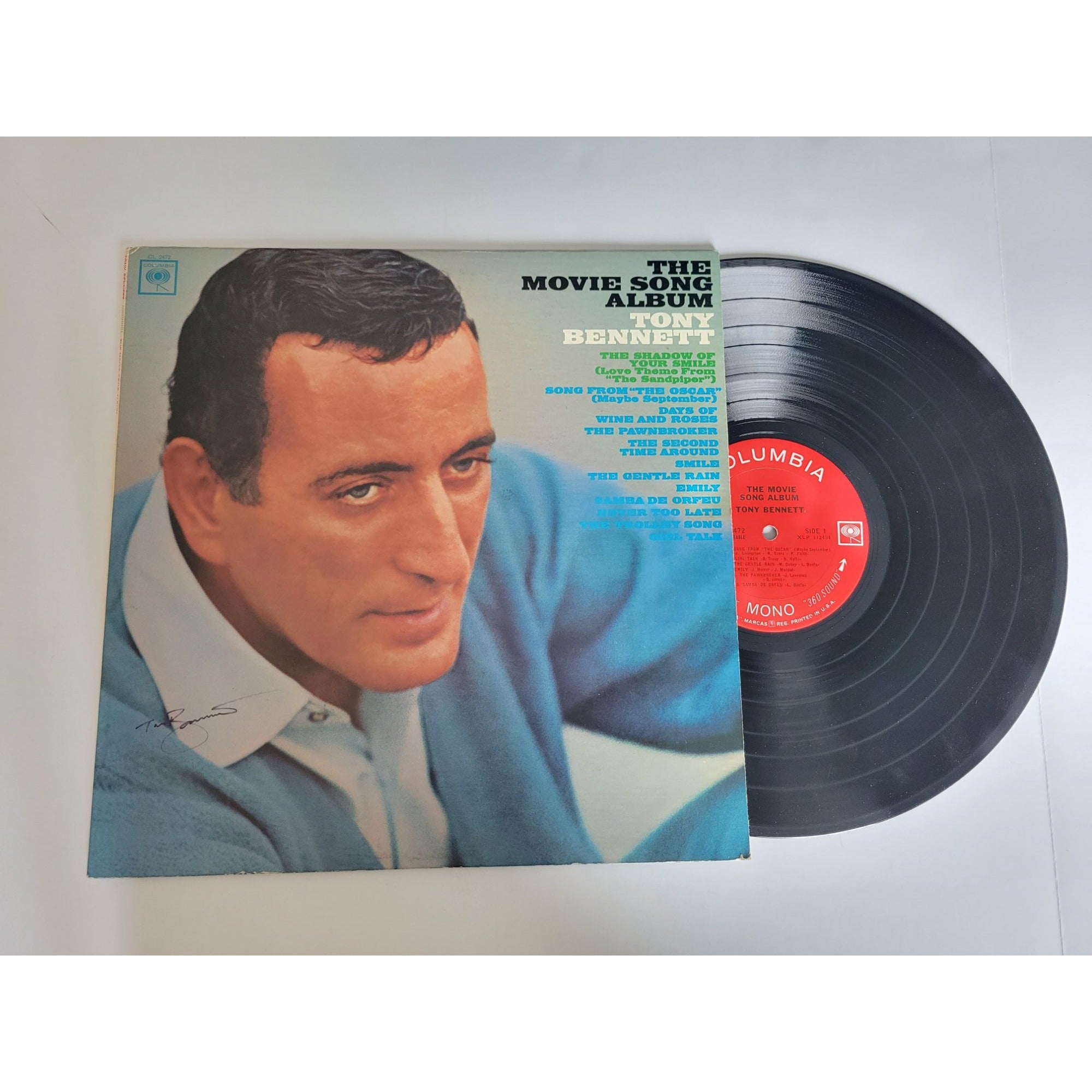 Tony Bennett LP signed