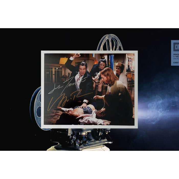 Pulp Fiction Uma Thurman and John Travolta 8 x 10 signed photo with proof