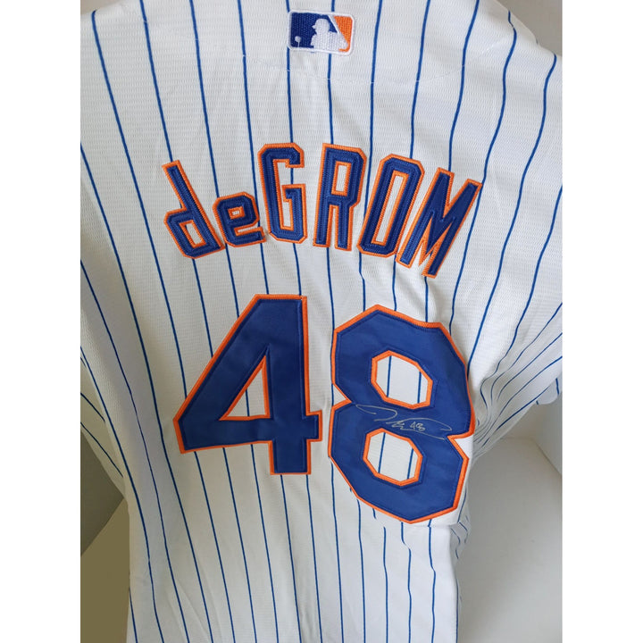 Jacob deGrom New York Mets signed jersey with proof