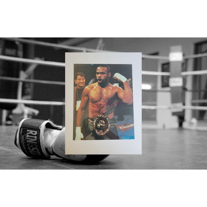 Roy Jones jr. 8 x 10 photo signed
