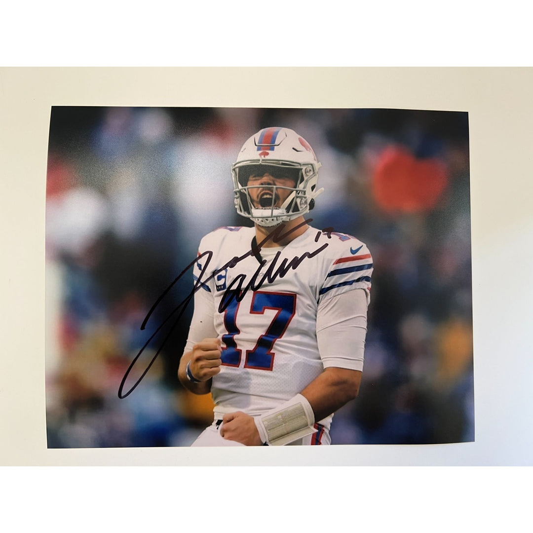 Buffalo Bills Josh Allen 8x10 photo signed with proof