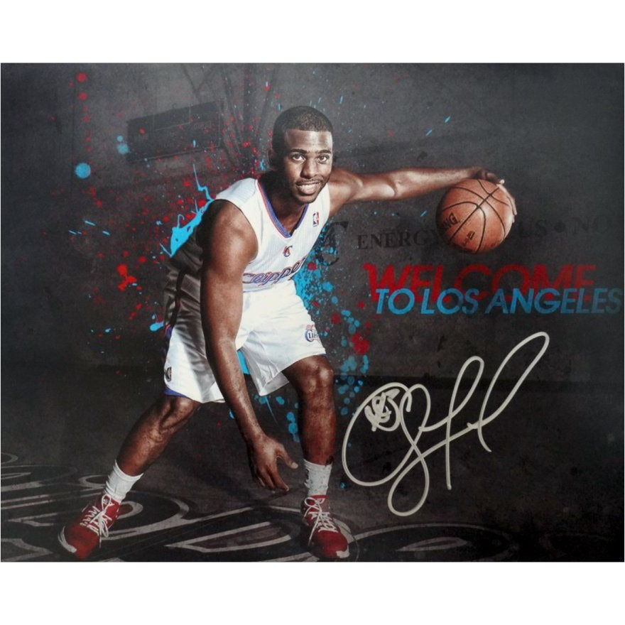 Chris Paul Los Angeles Clippers 8 x 10 photo signed with proof