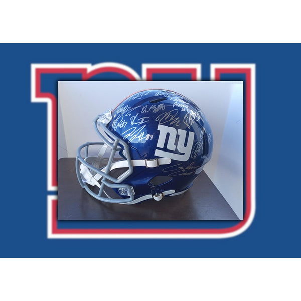 Saquon Barkley Autographed NY Giants Helmet, nymc2022